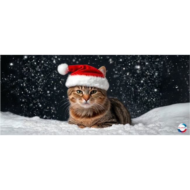 Navidad - 003b Gato / MUG 11oz con impresión envolvente