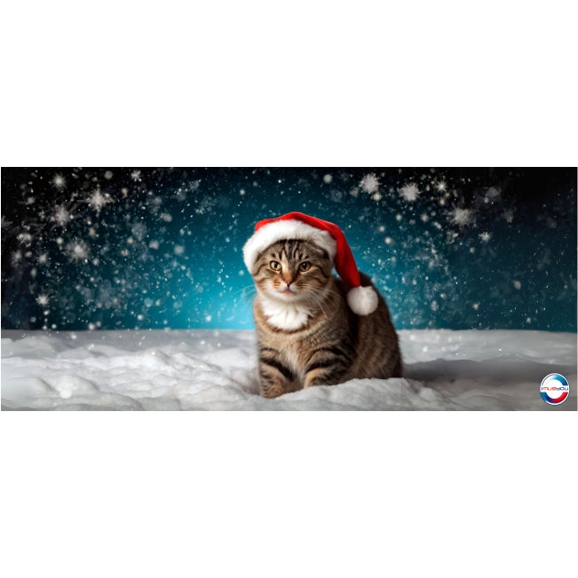 Noël - 003c Chat / MUG 11oz avec imprimé enveloppant