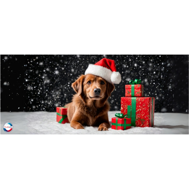 Navidad - 005b Perro / MUG 11oz con impresión envolvente