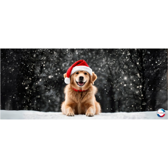 Navidad - 005c Perro / MUG 11oz con impresión envolvente