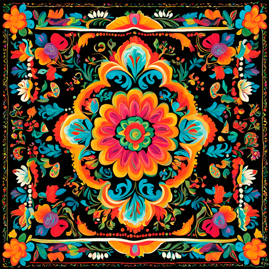 Fonds Mexicains - 003 Tribal Otomí / MUG 11oz avec impression enveloppante