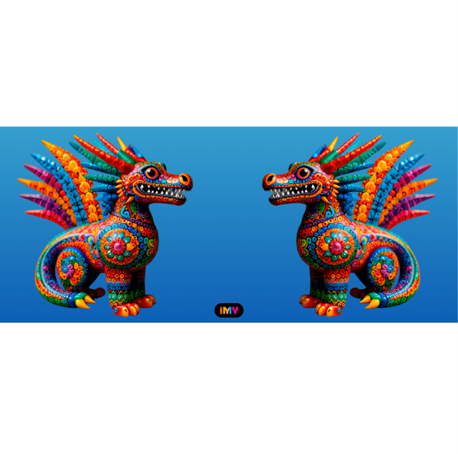 Alebrije Dragón - 006 / MUG 11oz con impresión envolvente
