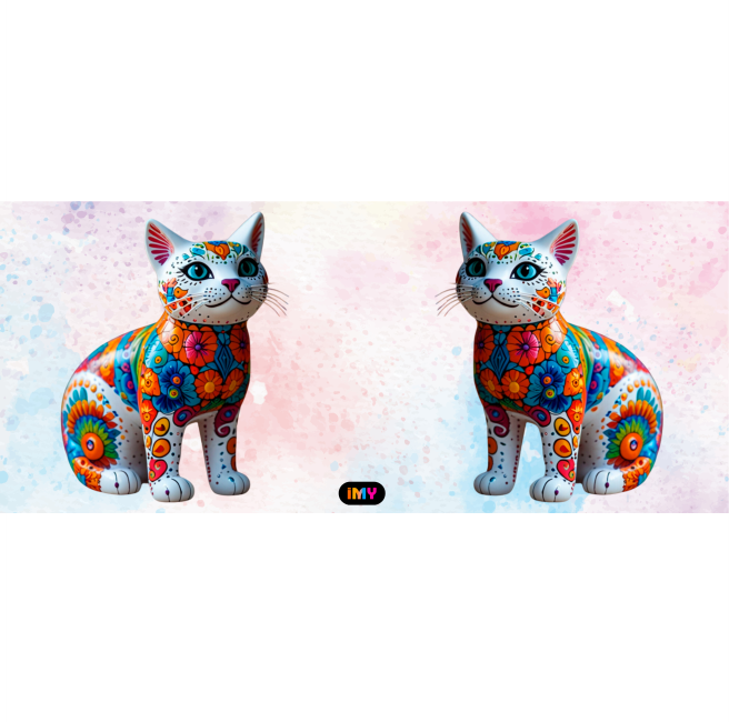 Alebrije Gato - 011 / MUG 11oz con impresión envolvente