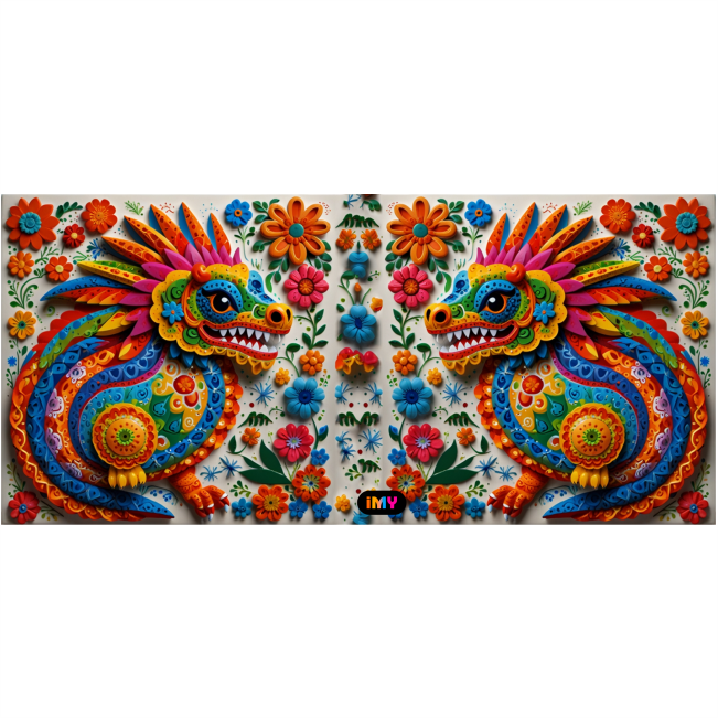 Alebrije Dragón - 004 / MUG 11oz con impresión envolvente