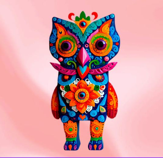 Alebrije Búho - 009 / MUG 11oz con impresión envolvente