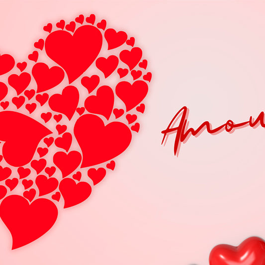 Amor Corazones - 003 / MUG 11oz con impresión envolvente