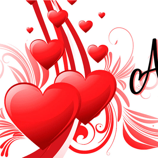 Amor Corazones - 008 / MUG 11oz con impresión envolvente