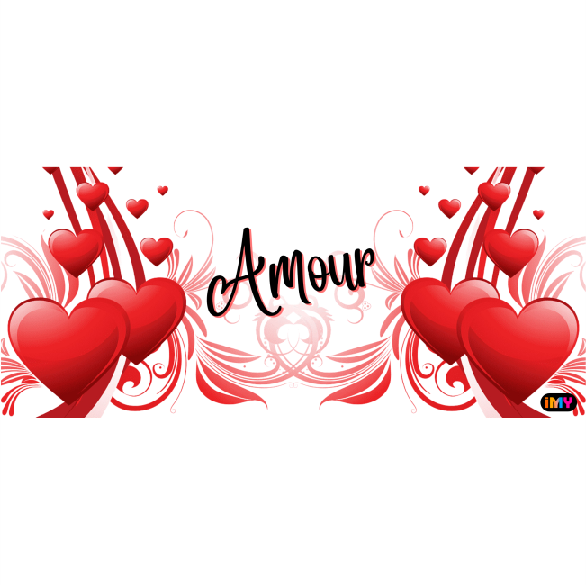 Cœurs d'amour - 008 - 008 / MUG 11oz avec imprimé enveloppant