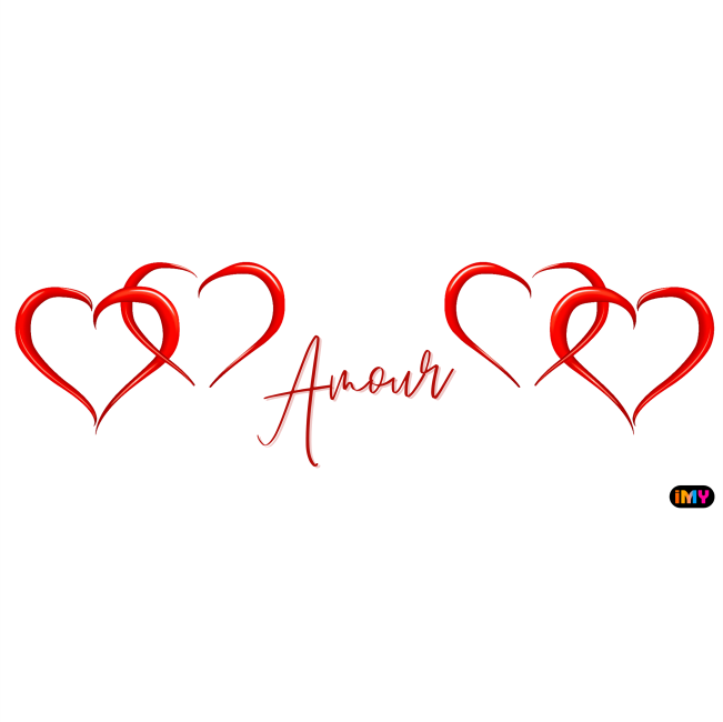 Amor Corazones - 010 / MUG 11oz con impresión envolvente