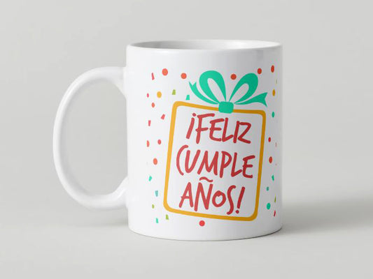 Cumpleaños - 001 / MUG 11oz con impresión envolvente