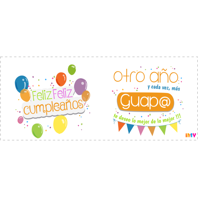 Cumpleaños - 016 / MUG 11oz con impresión doble