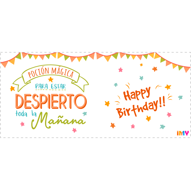 Anniversaire - 027 / MUG 11oz avec imprimé enveloppant