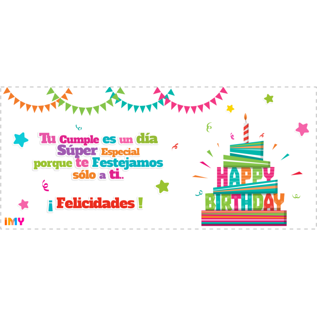 Anniversaire - 028 / MUG 11oz avec imprimé enveloppant