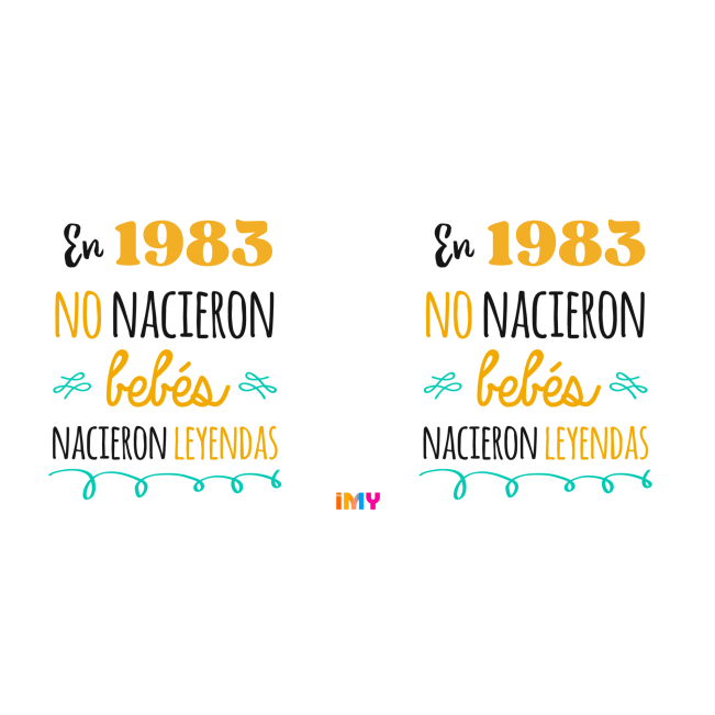 Cumpleaños - 031-1983 / MUG 11oz con impresión doble