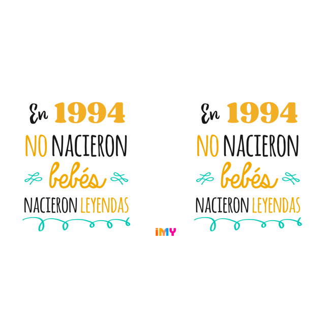 Cumpleaños - 031-1994 / MUG 11oz con impresión doble