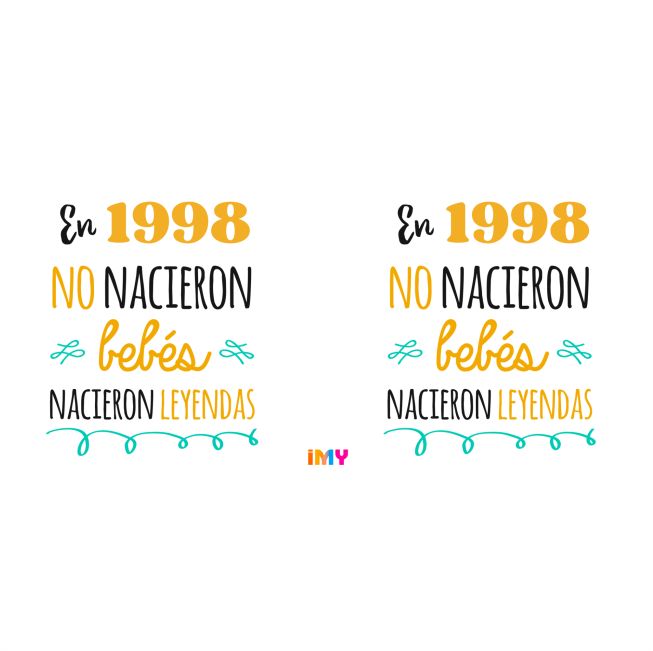 Cumpleaños - 031-1998 / MUG 11oz con impresión doble