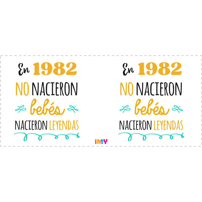 Cumpleaños - 031-1982 / MUG 11oz con impresión doble