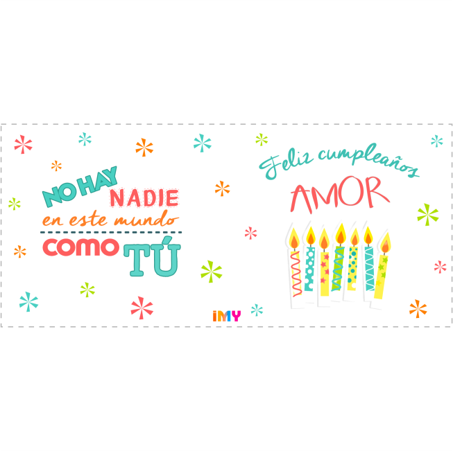 Cumpleaños - 043 / MUG 11oz con impresión envolvente