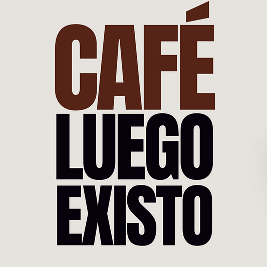 Frases de café - Café luego existo - 002 / MUG 11oz con impresión envolvente