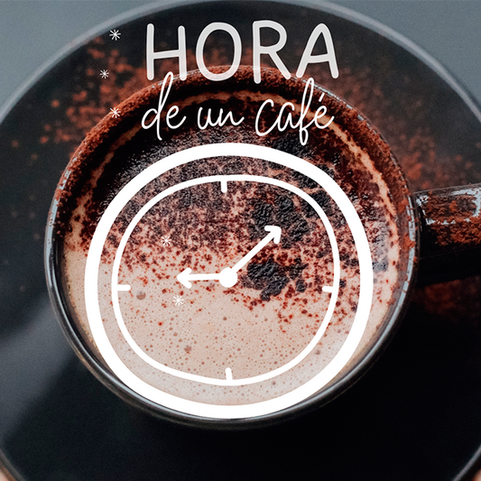 Frases de café - Hora - 005 / MUG 11oz con impresión envolvente