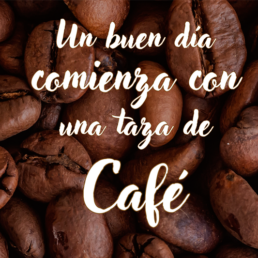 Frases de café - Buen día - 009 / MUG 11oz con impresión envolvente