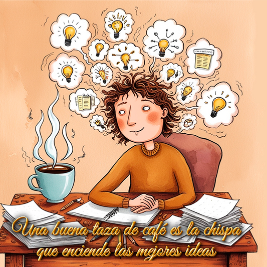 Frases de café - Ideas - 012 / MUG 11oz con impresión envolvente