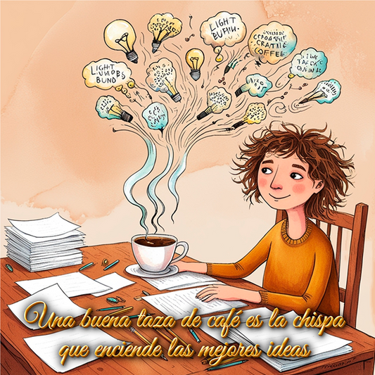 Frases de café - Ideas - 013 / MUG 11oz con impresión envolvente