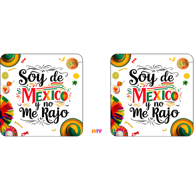 Frases Mexicanas - No me rajo - 039 / MUG 11oz con impresión frontal
