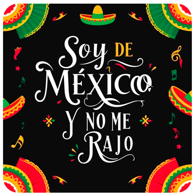 Frases Mexicanas - No me rajo - 043 / MUG 11oz con impresión frontal