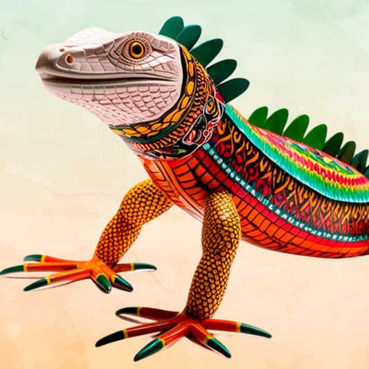 Alebrije Iguana - 020 / MUG 11oz con impresión envolvente