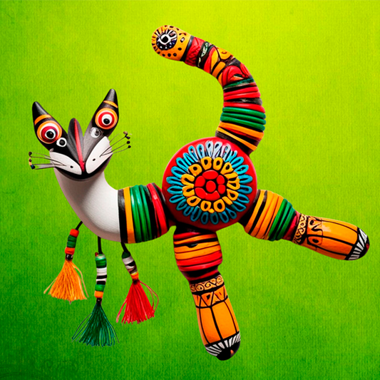 Alebrije Lagartija - 027 / MUG 11oz con impresión envolvente