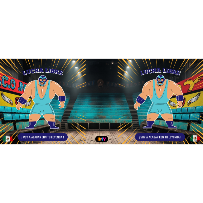 Lucha Libre - 001 / MUG 11oz con impresión envolvente