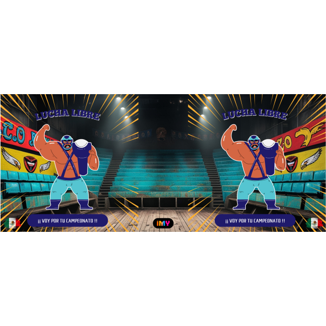 Lucha Libre - 002 / MUG 11oz con impresión envolvente