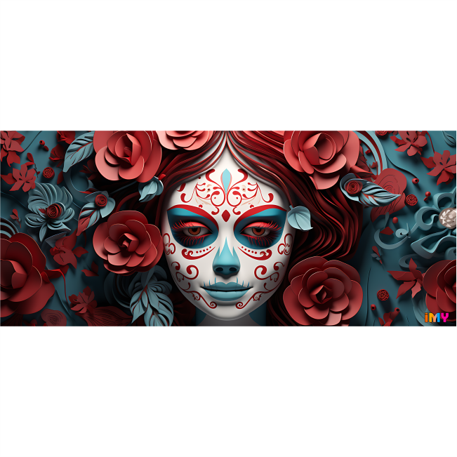 Muertos - 011 / MUG 11oz con impresión envolvente