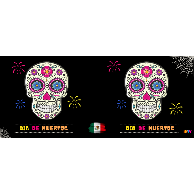 Muertos - 029 / MUG 11oz con impresión envolvente