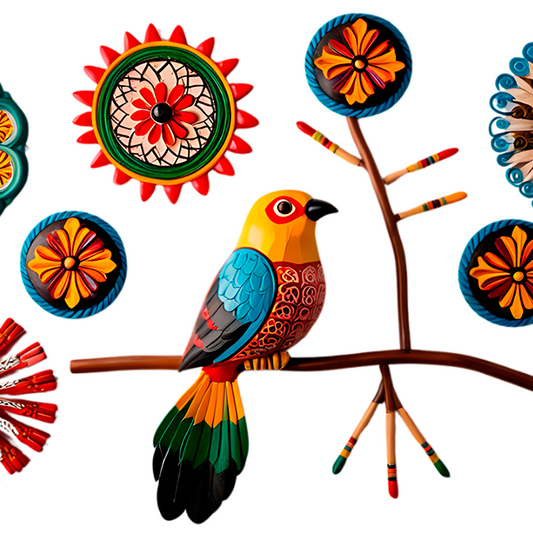 Alebrije Pájaro - 028 / MUG 11oz con impresión envolvente