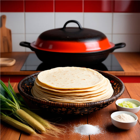 Tortillas de harina de trigo Mexlatin, 15cm, paquete de 16-18 unidades