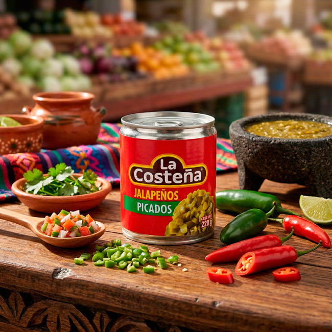 Chiles Jalapeños Picados "La Costeña" 220 g