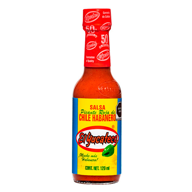 El Yucateco red habanero sauce 120 ml.