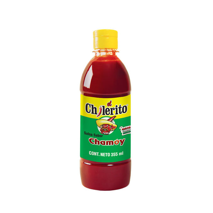 El Chilerito salsa chamoy, botella de 355ml