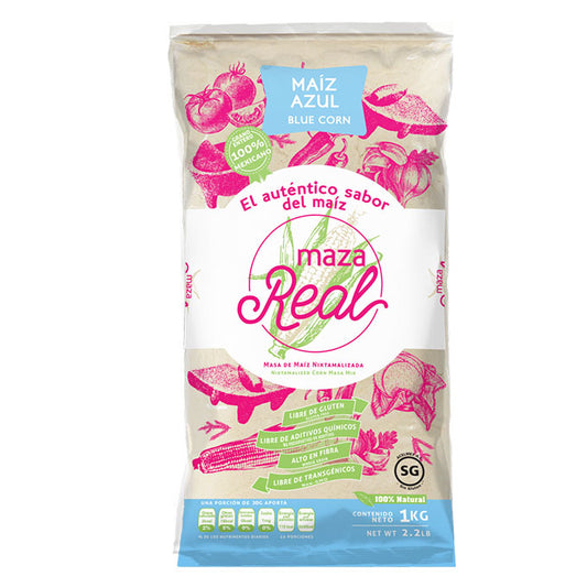 Farine de Maïs blue "Maza Real" de 1 000 g