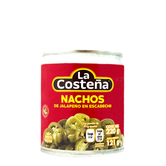 Chiles Jalapeños Nachos "La Costeña" 220g