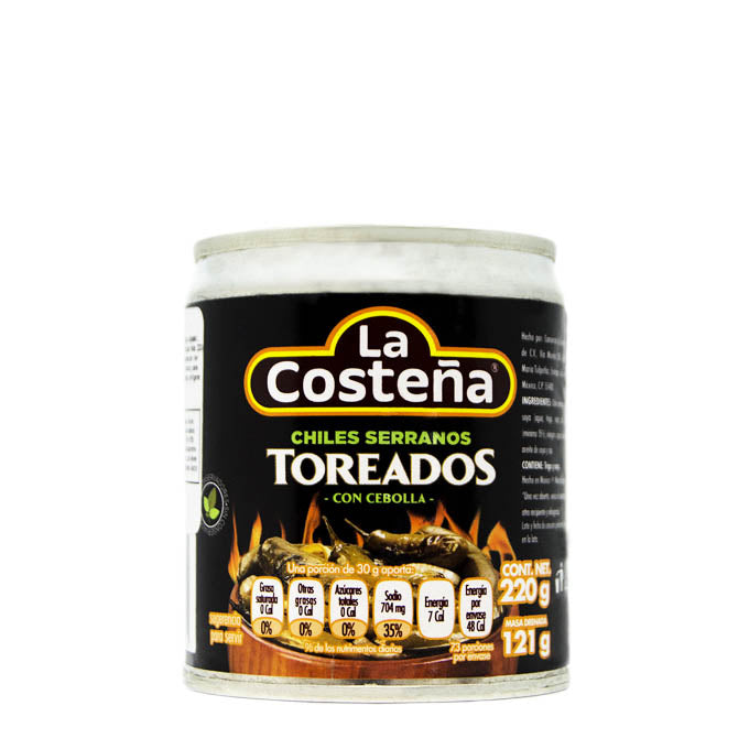 Toreado Piments Serrano "La Costeña" 220 g