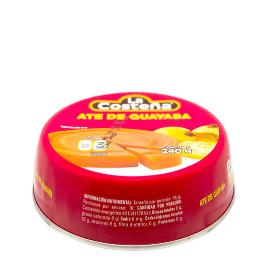 La Costeña ate de guayaba, 240 gramos