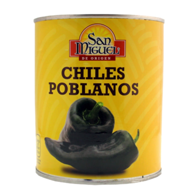 Piments Poblano entiers "San Miguel" 780 gr