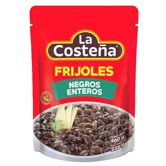 Frijoles Negros Enteros "La Costeña" (Pouch) 460 g