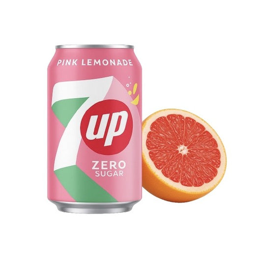 Refresco 7up ZERO Lemonade Pink 330 ml