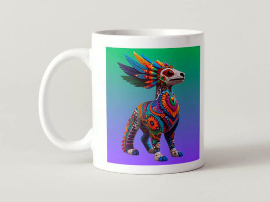 Alebrije 010 - Chien / MUG 11oz avec imprimé enveloppant