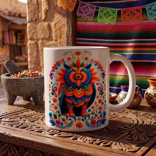 Alebrije Búho - 001 / MUG 11oz con impresión envolvente