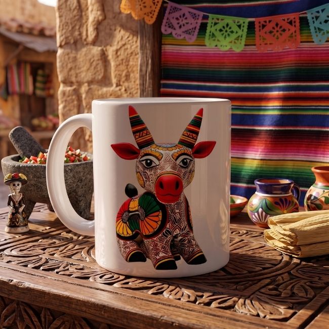 Alebrije Burrito - 019 / MUG 11oz con impresión envolvente